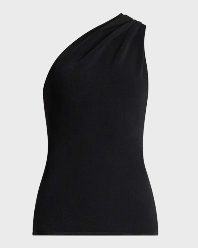 Gathered One-Shoulder Top